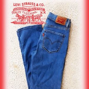 Levi 314 Skinny Jeans 25x30